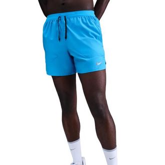 Nike Mens Dri-FIT Stride 5 BF Shorts - Black/Blue Hero/Reflective Silver Size XXL