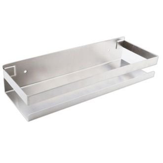 OEM Estanter&iacute;a De Cocina De Acero Inoxidable De 30 Cm, Color Plata, Sin Necesidad De Taladrar, Dise&ntilde;o Universal Para Ba&ntilde;o Y Cocina -crezuo