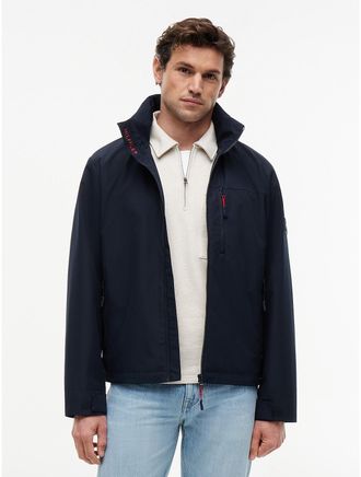 Tommy Hilfiger Mens Water-Repellent Regatta Jacket - Desert Sky - XXL