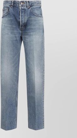 Celine denim mid-rise straight-leg boyfriend jeans