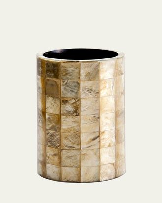 Labrazel Capiz Champagne Brush Holder
