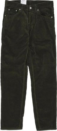 Carhartt Work in Progress Lange Velvet Broek - Heren - Straight fit broeken - Groen - W28 - Katoen - Broeken