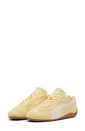 Puma Speedcat OG Sneaker in Pale Lemon/Gum at Nordstrom, Size 9.5