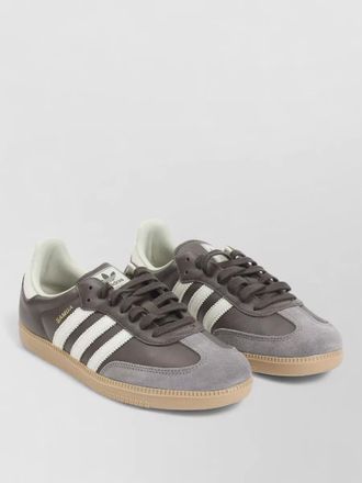 adidas leather low-top sneakers