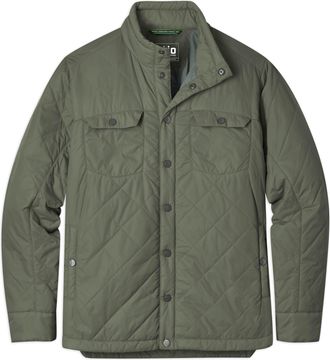 Stio | Mens Skycrest Insulated Snap Shirt, Size Extra Large in Deep Shade