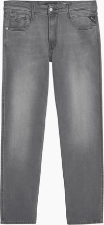 Replay Mens Anbass Power Stretch Slim Fit Grey Jeans