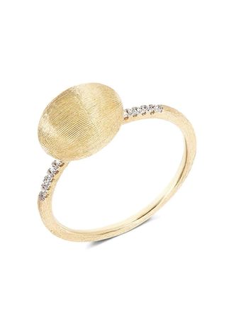 Nanis 18K yellow gold Elite diamond ring - women - 18kt Yellow Gold/Diamond - 7