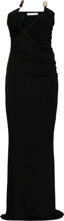 CHRISTOPHER ESBER Abito da sera Odessa senza spalline - Nero