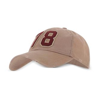 Golden Goose Caps, unisex, Beige, Size: ONE SIZE Journey Baseball Cap