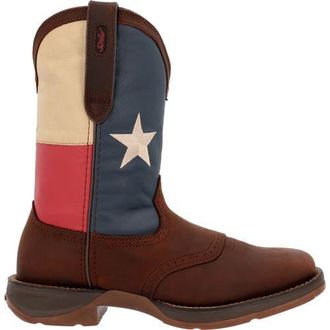 Durango Texas Flag Western Boot in Dark Brown And Texas Flag at Nordstrom, Size 11.5