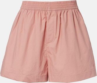 Varley Morales cotton poplin shorts