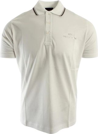 Paul & Shark Polo Shirt - Heren - Polos - Wit - S - Katoen - Tops