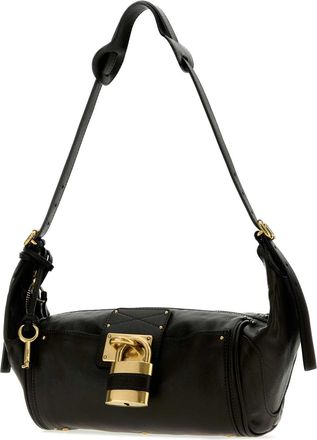 Chlo&eacute; Womens Paddington Shoulder Bag Black Asian Water Buffalo