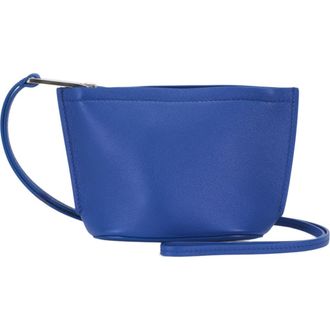 Ferragamo Zip Leather Pouch in Blue at Nordstrom Rack