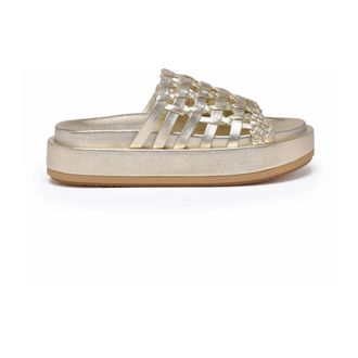 Paloma Barcel&oacute; Sliders, female, Beige, Size: 8 US Ciabatta Wedge Slider