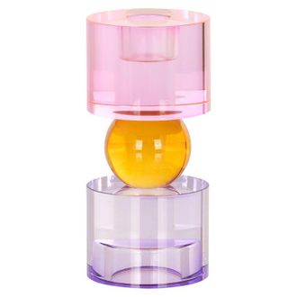 Richmond Interiors Design Kristall Kerzenständer Zahra, ø 7 x 15 cm