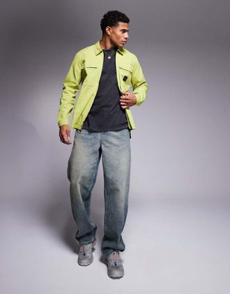 Marshall Artist portland overshirt in lime-Green