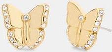 Coach Butterfly Stud Earrings