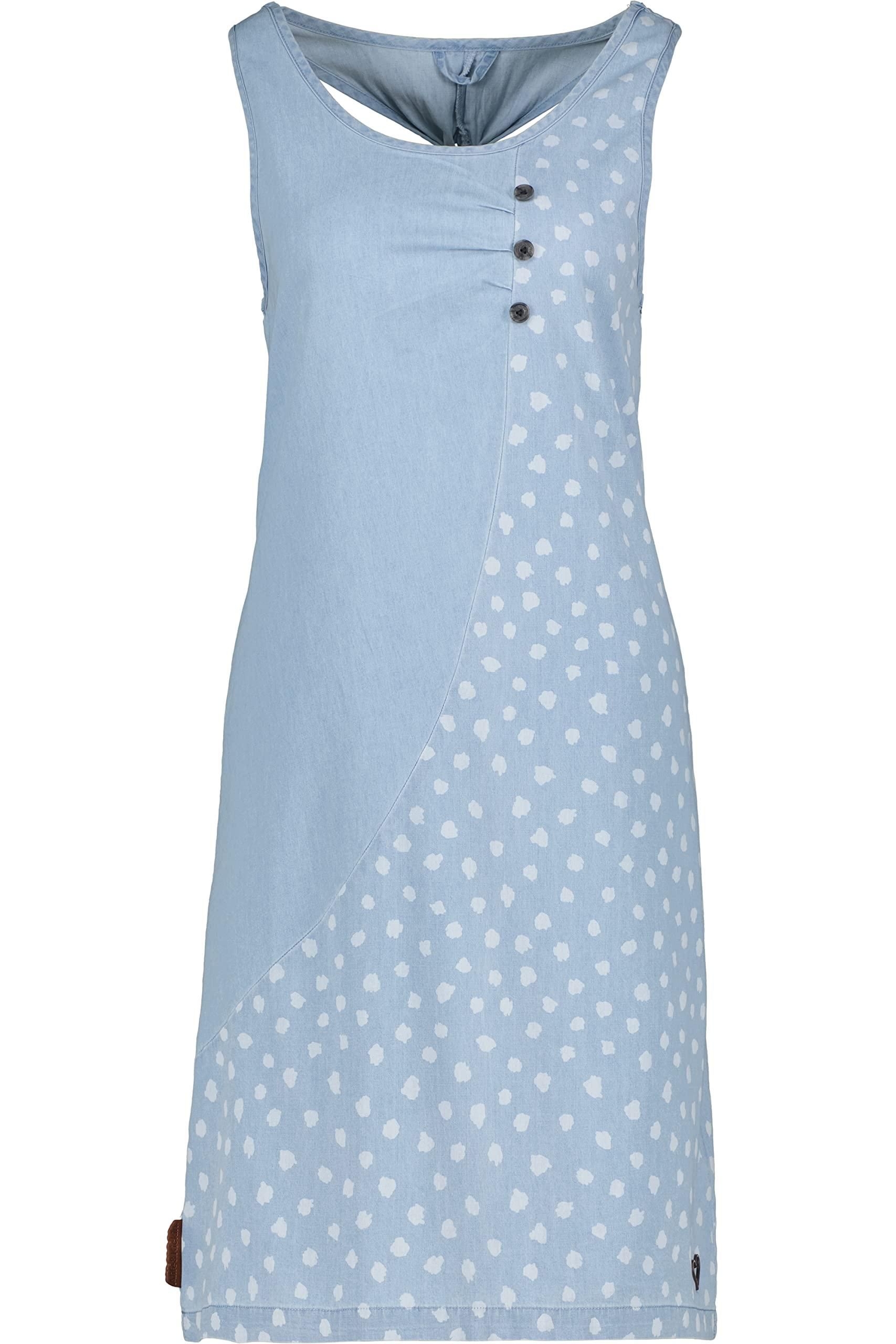 ALIFE And Kickin NoraAK A Shirt Dress – Lässiges Sommerkleid Mit Gummizug & Dekorativem Nackenschlitz