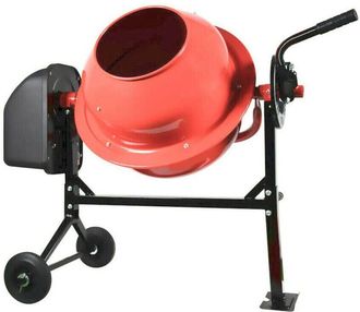 Far betoniera 70L lt 275W 220V impastatrice miscelatore cemento con 2 ruote 279