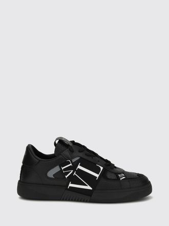 Valentino Garavani VL7N Smooth Calf Leather Sneakers with Printed Logo