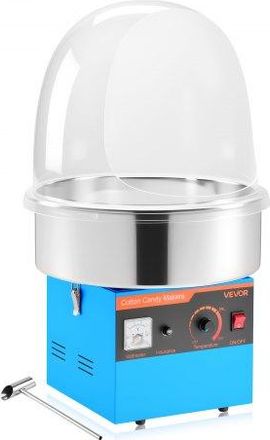OEM M&aacute;quina El&eacute;ctrica De Algod&oacute;n De Az&uacute;car 1000 W, M&aacute;quina Para Hacer Algod&oacute;n De Az&uacute;car Con Tapa, Recipiente De Acero Inoxidable Y Cuchara Para Az&uacute;car, Pa