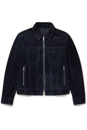 Mr P. Suede Trucker Jacket