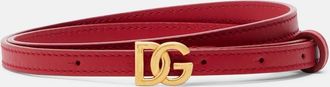 Dolce & Gabbana DG leather belt