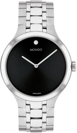 Movado Aero Quartz Black Museum Mens Watch 0607765