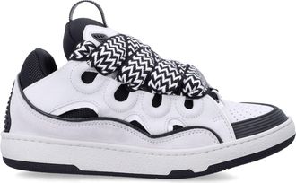 Lanvin Low-Top Sneakers With Oversized Black And White Laces