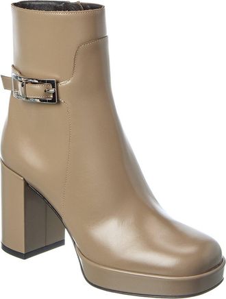 Sergio Rossi Nora Leather Platform Boot