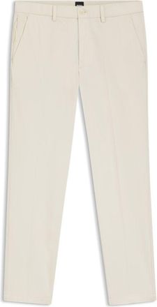 BOSS Slim-fit pants in cotton-blend twill