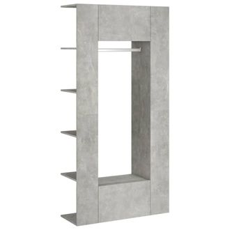 Berkfield Home Hallway Cabinets 2 pcs Concrete Grey Engineered Wood