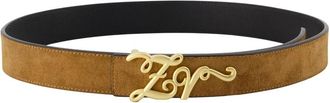 Zadig&Voltaire Omkeerbare riem van 30 mm - Dames - Riemen - Bruin - S - Leer - Accessoires