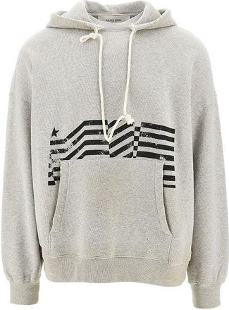Golden Goose Printed cotton hoodie Man XL