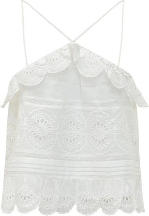 Isabel Marant Overhemden, Dames, Wit, S, Katoen, Prisha Top