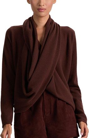 Alice & Olivia Alice + Olivia Jules Drape Cashmere Pullover