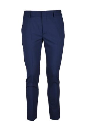 Daniele Alessandrini Wool Stretch Trousers - Blue