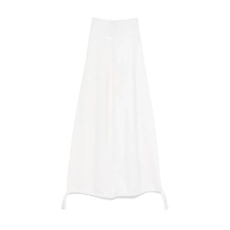 Max Mara Broeken, Dames, Wit, S, Wol, Elegante wollen broek voor vrouwen