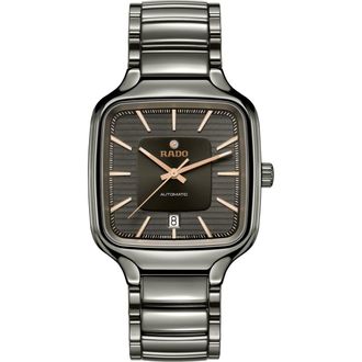 Rado True Square Automatic Bracelet Watch, 38mm in Grey at Nordstrom