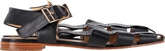 Gabriela Hearst Pre-owned Womens Zoey Sandals in Black Leather - Size EU 41