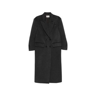 System Double-breasted Peak-lapel Coat