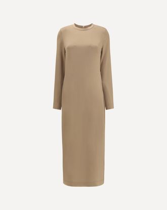 Toteme Long satin Dress Female 38