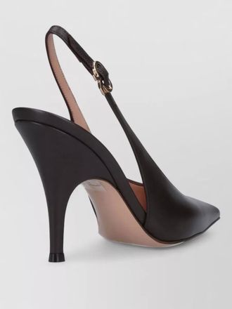 Gianvito Rossi leather slingback pumps pointed toe design