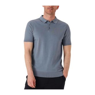 Saint Steve Saint Steve - Chris Polo - Heren - Tops - Blauw - Maat: S Katoen