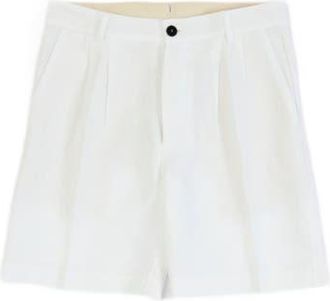 Fortela Bermuda Cotton Shorts in White at Nordstrom, Size 30 Eu