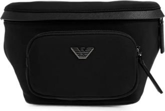 Emporio Armani Tassen, Heren, Zwart, ONE Size, Nylon, ASV Belt Bag