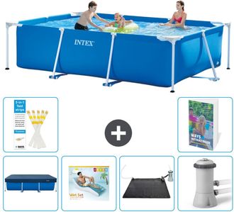 Intex Piscina Con Estructura Rectangular - 300x200x75 Cm - 7-piezas S45