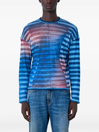 Jean Paul Gaultier Top a righe - Blu