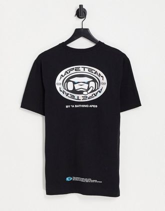 Aape By A Bathing Ape AAPE By A Bathing Ape team t-shirt in black